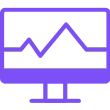 Xailient monitor screen with data